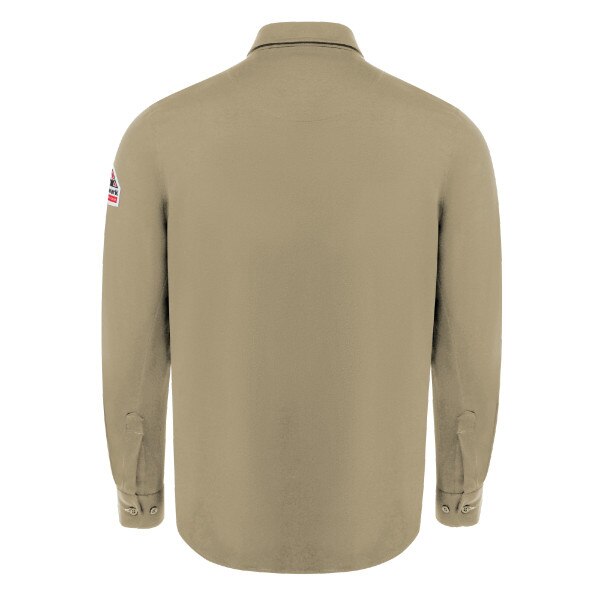 FR Flex Knit Button Down Shirt in Khaki